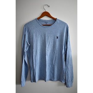 Ralph Lauren | Polo men’s long-sleeve blue crew-neck T-shirt, size M